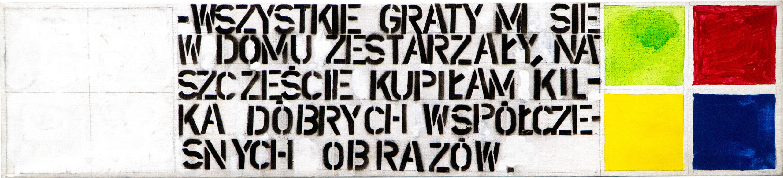 Bez tytułu / wszystkie graty mi się w domu zestarzały na szczęście…/